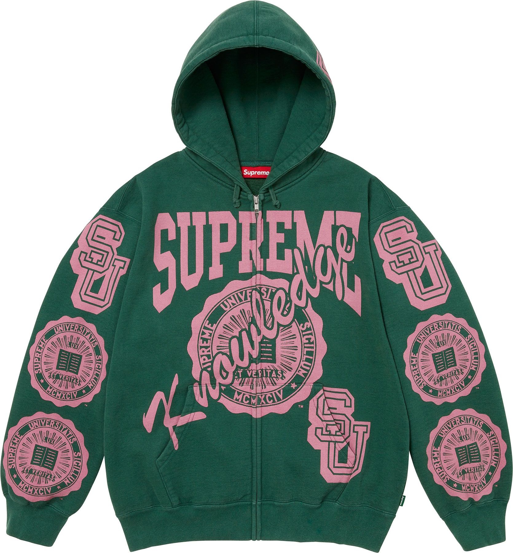 Knowledge Reigns Zip Up Hooded Sweatshirt view 9